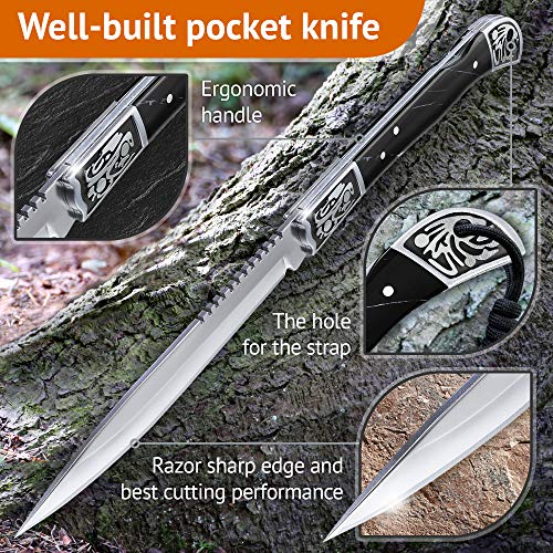 Pocket Knife for Men - Folding Navaja Knofe - EDC Fold Knives - Sh...