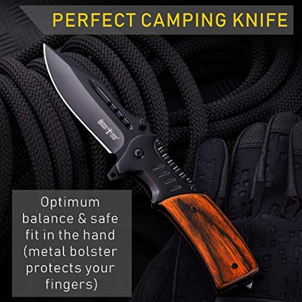 Pocket Knife Spring Assisted Knives for Men - Assisted Opening Fol...