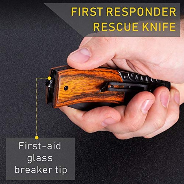 Pocket Knife Spring Assisted Knives for Men - Assisted Opening Fol...