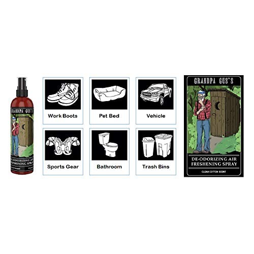 Grandpa Guss Deodorizing Air Freshening Spray, Deodorizer for Sho...
