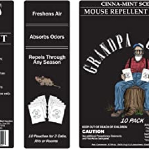 Grandpa Guss Extra-Strength Mouse Repellent, Cinnamon/Peppermint ...