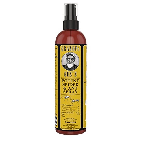 Grandpa Guss GSS-8-BAG-1 Potent Spider & Ant Spray, All-Natural W...