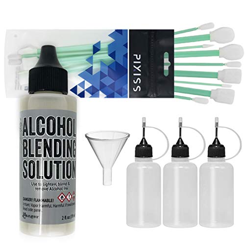 Alcohol Ink Blending Solution 2-Ounce, Pixiss Alcohol Ink Blendi...