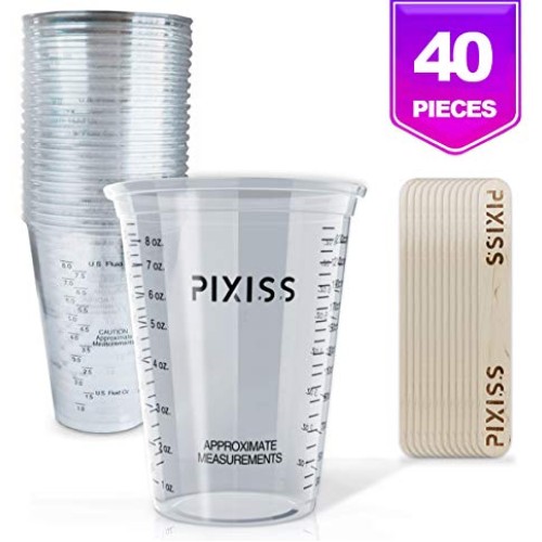 Amazing Clear Cast Resin Epoxy by Alumilite, 20x Disposable Plasti...