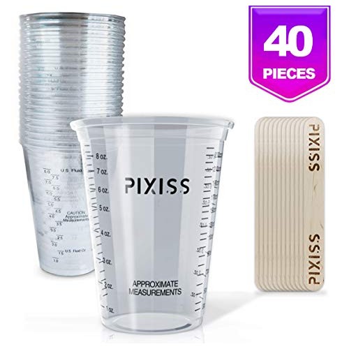 Amazing Clear Cast Resin Epoxy by Alumilite, 20x Disposable Plasti...