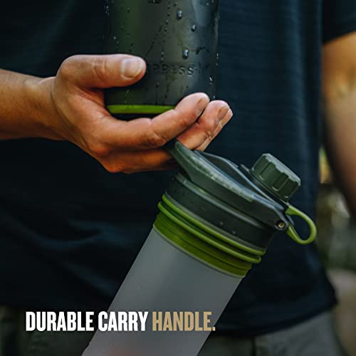 GRAYL GeoPress 24 oz Water Purifier Bottle - Filter for Hiking, Ca...