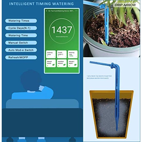Graysky WiFi Remote Control Automatic Self Watering System, Automa...