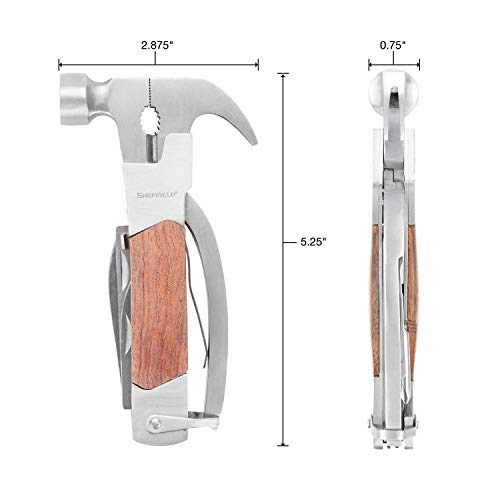 Sheffield 12913 Premium 14-in-1 Hammer Tool