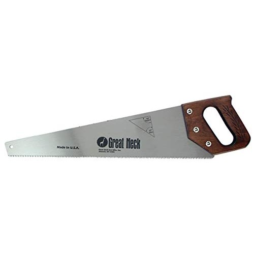 GreatNeck 20 Inch 9 Pt. Aggressive Hand Saw- Wood Handle