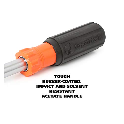 GreatNeck SD11RC 11 in 1 Screwdriver and Nut Driver Set, Multi-Bit...