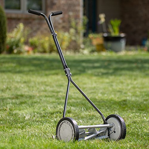 Great States 415-16 16-Inch 5-Blade Push Reel Lawn Mower, 16-Inch,...