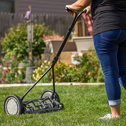 Great States 415-16 16-Inch 5-Blade Push Reel Lawn Mower, 16-Inch,...