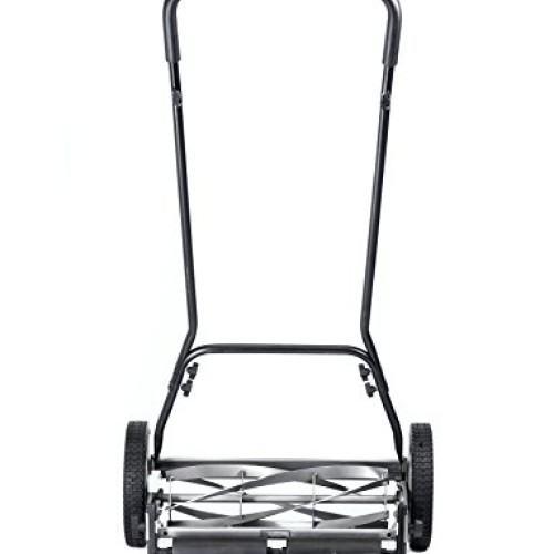 Great States 815-18 18-Inch 5-Blade Push Reel Lawn Mower, Grey