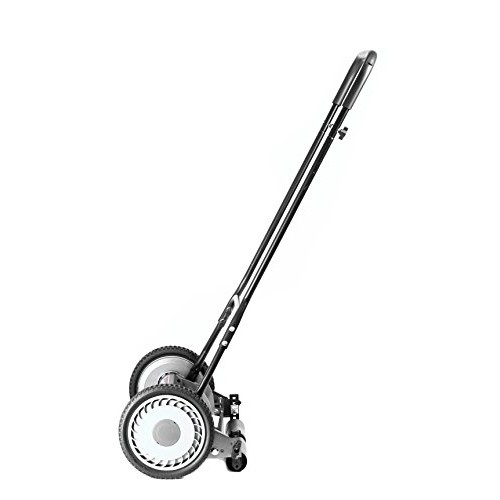 Great States 815-18 18-Inch 5-Blade Push Reel Lawn Mower, Grey