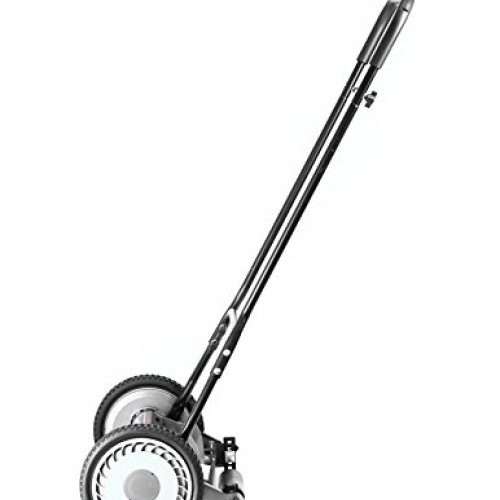 Great States 815-18 18-Inch 5-Blade Push Reel Lawn Mower, Grey