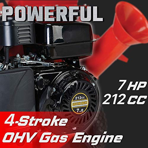 GreatCircleUSA Wood Chipper Shredder Mulcher Heavy Duty 212cc Gas ...