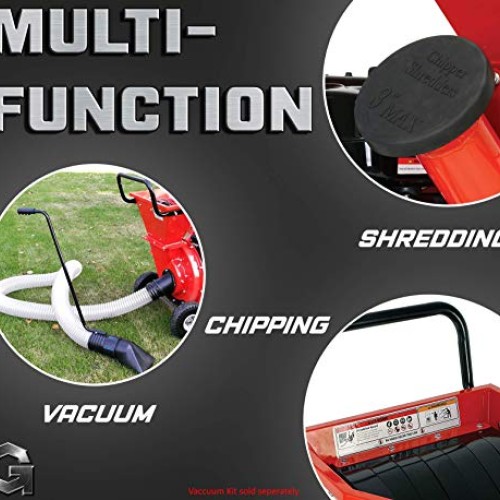 GreatCircleUSA Wood Chipper Shredder Mulcher Heavy Duty 212cc Gas ...
