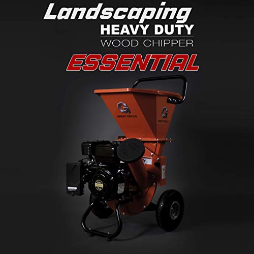 GreatCircleUSA Wood Chipper Shredder Mulcher Heavy Duty 212cc Gas ...
