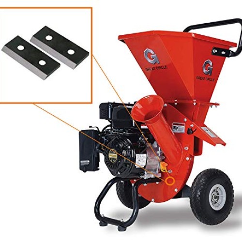 GreatCircleUSA Wood Chipper Shredder Mulcher Replacement Blades fo...