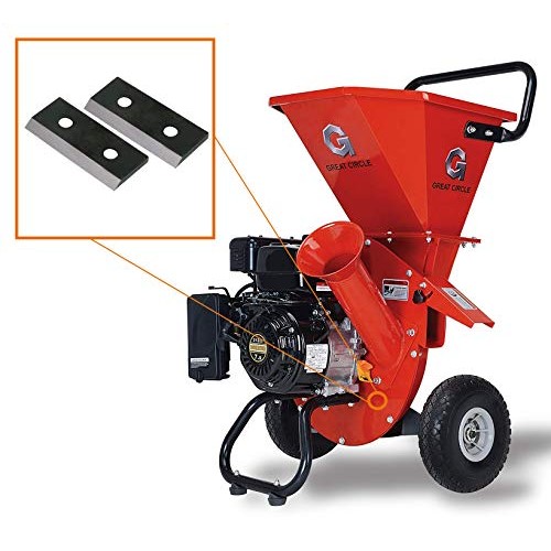 GreatCircleUSA Wood Chipper Shredder Mulcher Replacement Blades fo...
