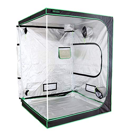Green Hut 60X60X78 600D Mylar Hydroponic Indoor Grow Tent