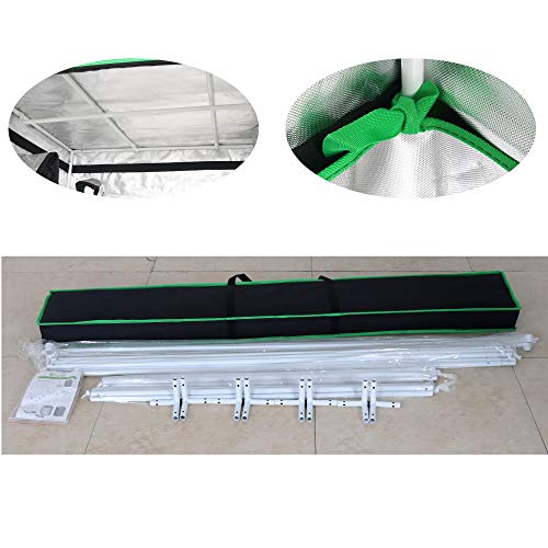 Green Hut 60X60X78 600D Mylar Hydroponic Indoor Grow Tent