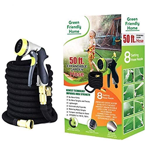 GreenFriendlyHome 2019 50ft Expandable Garden Hose, Flexible Expan...