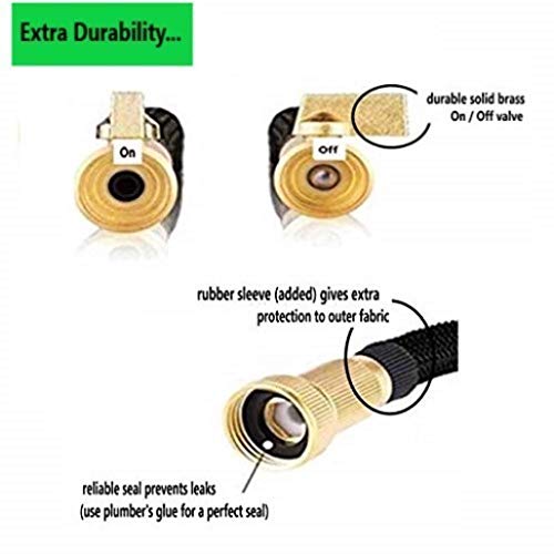 GreenFriendlyHome 2019 50ft Expandable Garden Hose, Flexible Expan...
