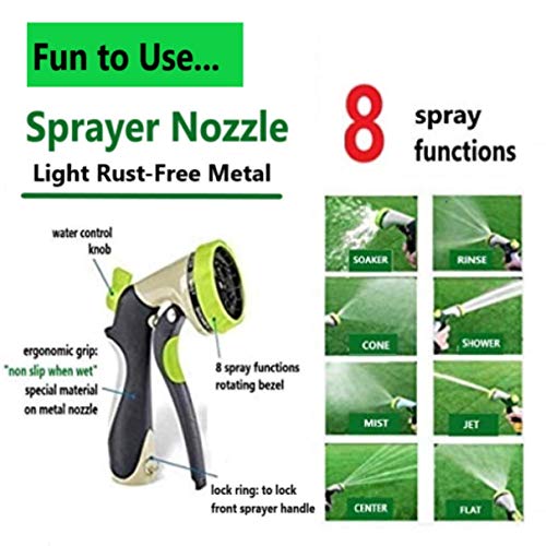 GreenFriendlyHome 2019 50ft Expandable Garden Hose, Flexible Expan...