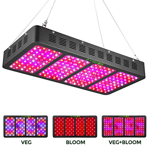 2000W LED Grow Light Full Spectrum with Veg&Bloom Switch,GREENGO T...