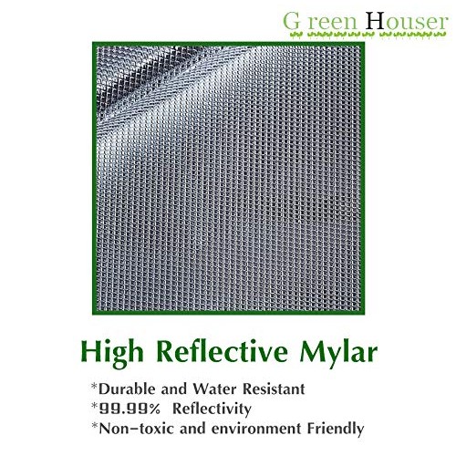 GreenHouser High Reflective Grow Tent Indoor Grow Room for Plantin...