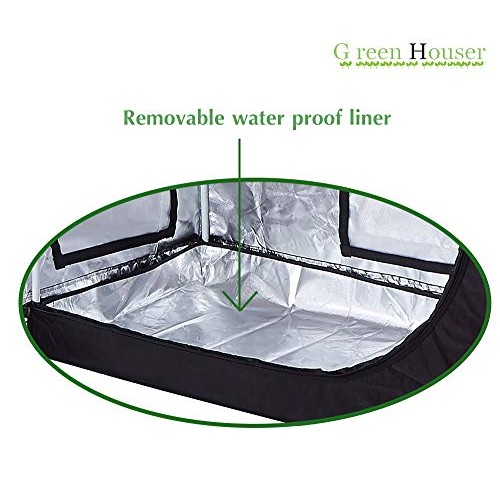 GreenHouser High Reflective Grow Tent Indoor Grow Room for Plantin...