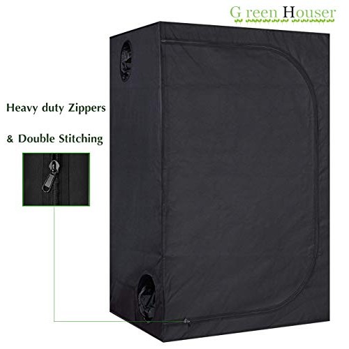 GreenHouser High Reflective Grow Tent Indoor Grow Room for Plantin...