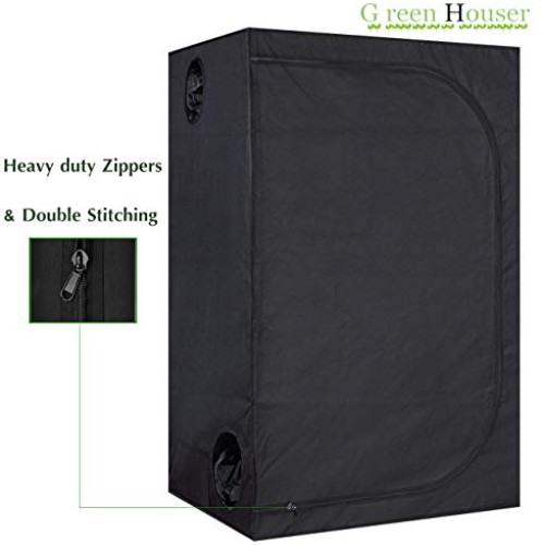 GreenHouser High Reflective Grow Tent Indoor Grow Room for Plantin...