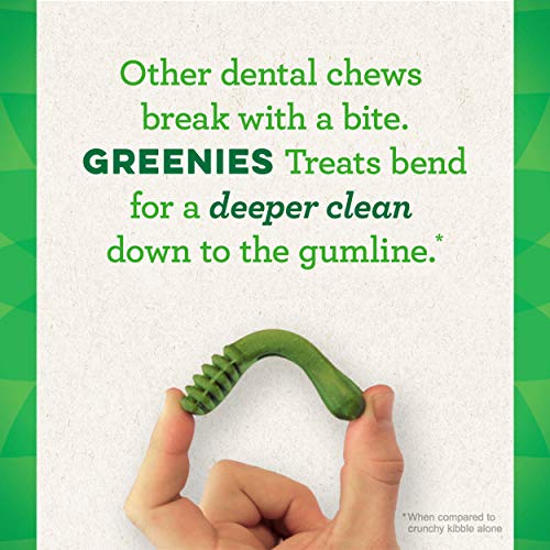 GREENIES Original Regular Natural Dog Dental Care Chews Oral Healt...