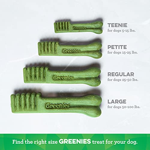 GREENIES Original Regular Natural Dog Dental Care Chews Oral Healt...