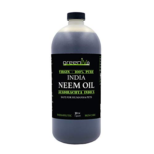 Greenive - Neem Oil - 100% Organically Grown Neem Oil - Cold Press...