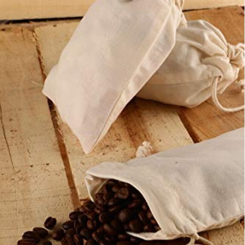 Greenmile 24 Pack Muslin Bags | 4x6 | Reusable Small Cotton Cloth...