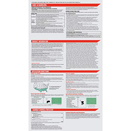 GreenView 2129268 Fairway Formula Spring Fertilizer Weed & Feed + ...