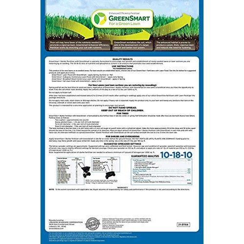 GreenView 2129800 Starter Fertilizer 48 lb, Covers 15,000 sq. ft.