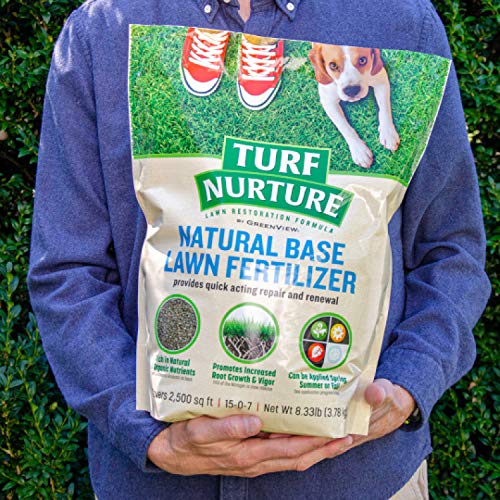 GreenView 2756714 Turf Nurture Natural Base Lawn Fertilizer, 8.33 lb