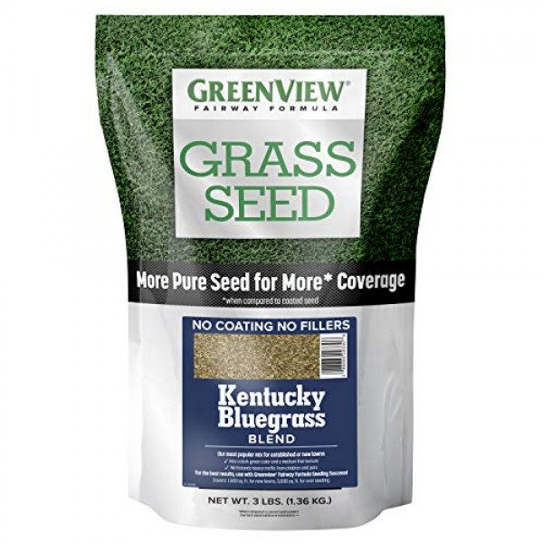 GreenView 2829352 Fairway Formula Grass Seed Kentucky Bluegrass Bl...