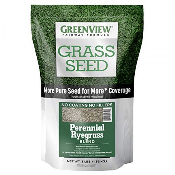 GreenView 2829353 Fairway Formula Grass Seed Perennial Ryegrass Bl...