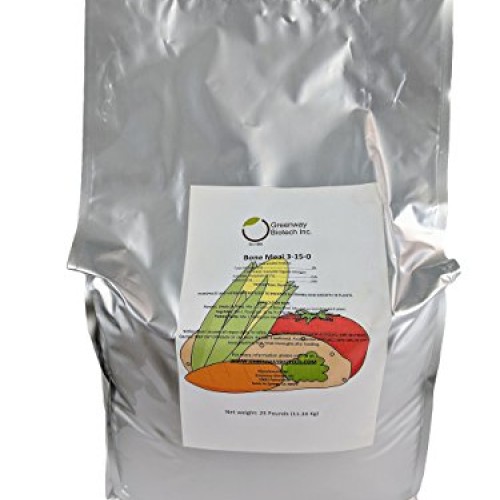 Bone Meal 3-15-0 Plus 24% Calcium Greenway Biotech Brand 25 Pounds