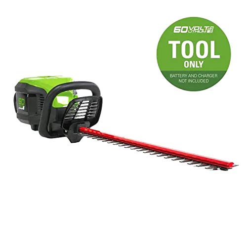 Greenwork Pro HT60B00 60-Volt Max 24-in Dual Cordless Electric Hed...