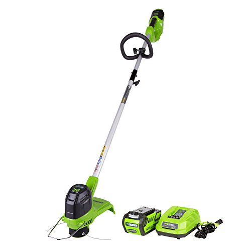 Greenworks 12-Inch 40V Cordless String Trimmer, 2.0Ah Battery and ...