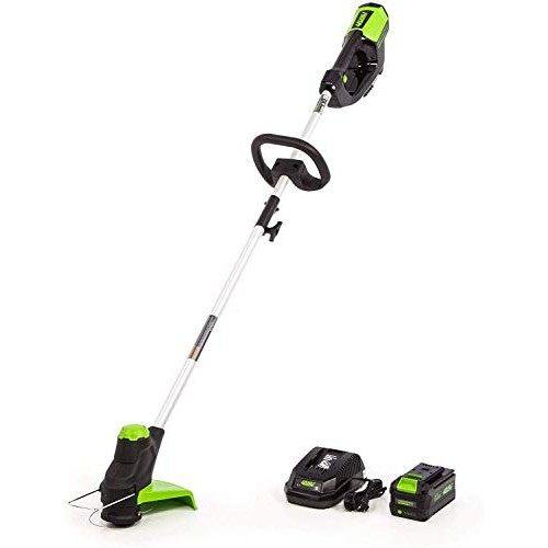 Greenworks 12-Inch 40V Cordless String Trimmer, 3.0Ah Battery and ...