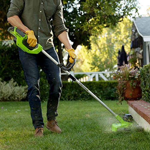 Greenworks 12-Inch 40V G-MAX Cordless String Trimmer, 4Ah Battery ...