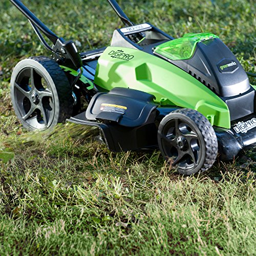 Greenworks 19-Inch 40V Brushless Cordless Lawn Mower, 4.0 AH & 2.0...