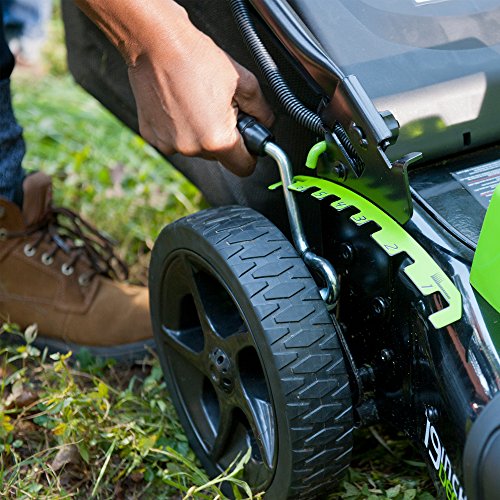 Greenworks 19-Inch 40V Brushless Cordless Lawn Mower, 4.0 AH & 2.0...